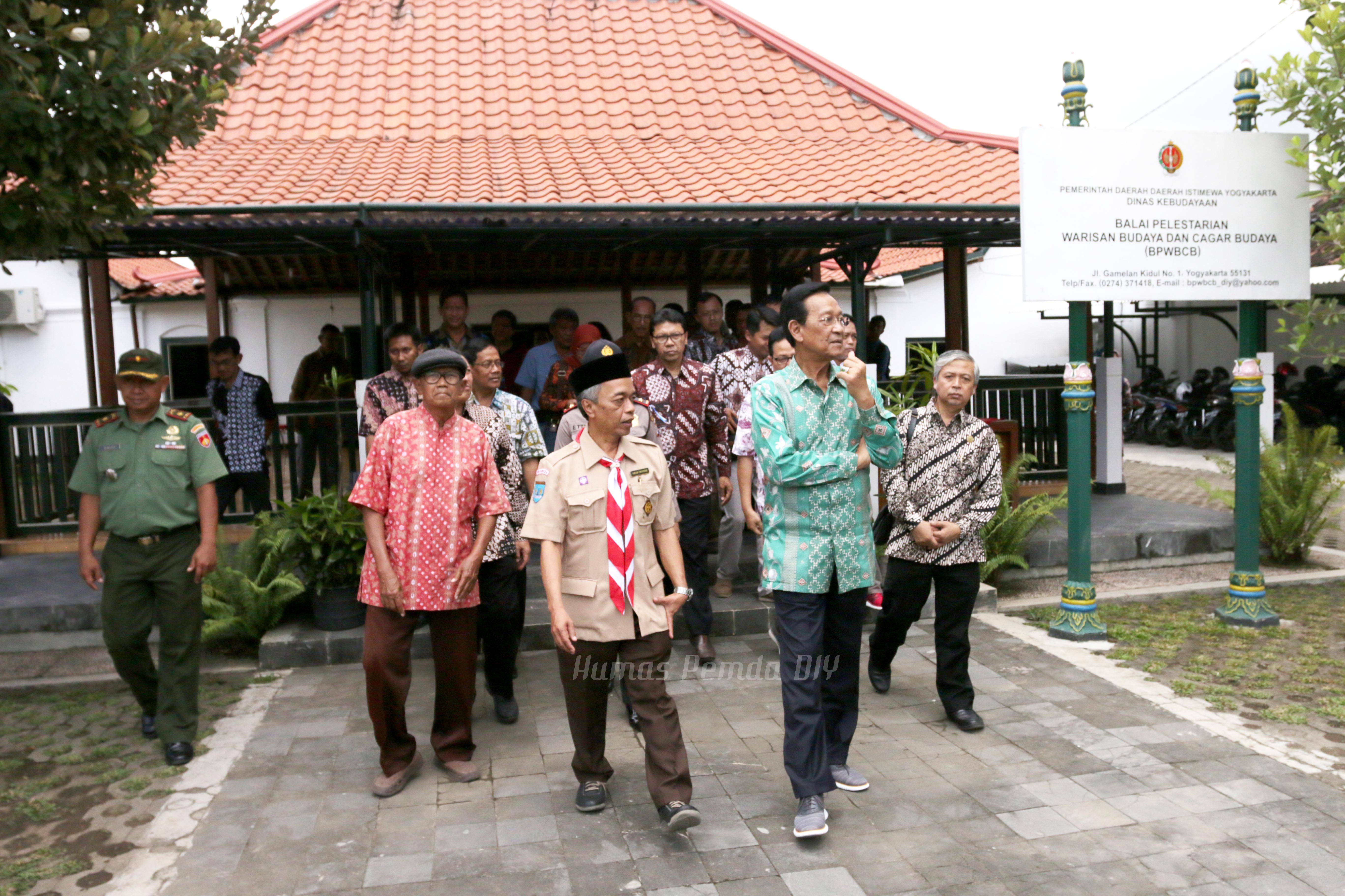  Gubernur DIY Kunjungi Sejumlah Rumah Cagar Budaya Yogyakarta